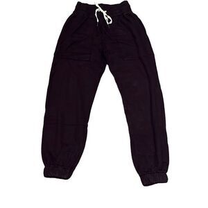 Revolve n:philanthropy‎ Quattro Jogger Sweatpants Dark Red Pockets XS NWT Casual